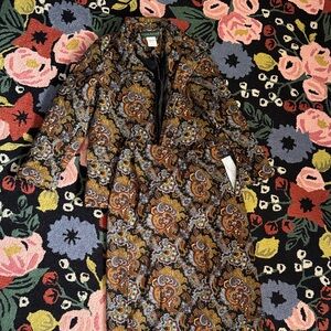 Vintage Harve Benard Paisley Quilted Jacket and Pencil Skirt